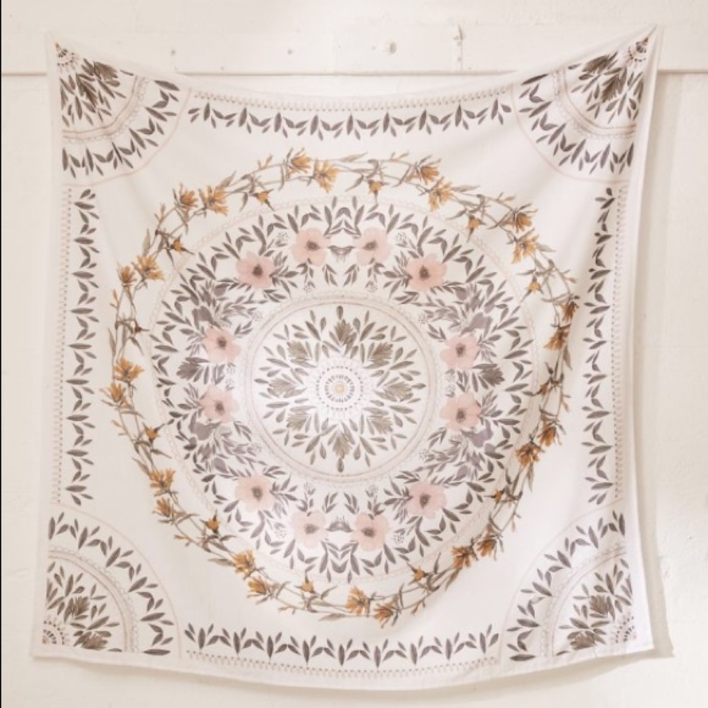 urban outfitters floral tapestry